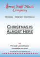 Christmas Is Almost Here Unison choral sheet music cover